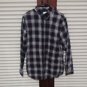 Ben Sherman Dark Plaid Button-Down Shirt